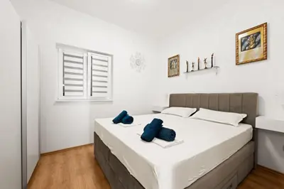 Krevet ili kreveti u jedinici u objektu House Villa Zvonko Near NP Krka