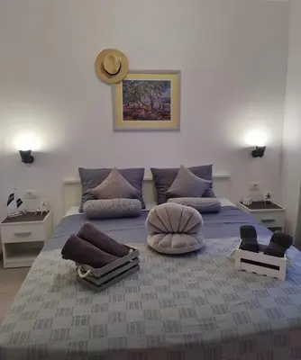 Krevet ili kreveti u jedinici u objektu SelfCheckIn - Apartman Vlašić - Vodice - Parking - Wi-Fi