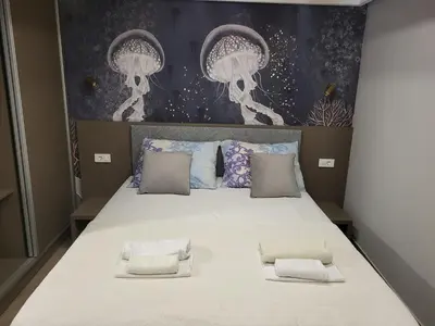 Tlocrt objekta San MIHAEL apartman sa spavaćom sobom