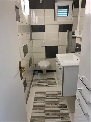 Kupaonica u objektu Apartments Draga