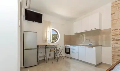 Kuhinja ili čajna kuhinja u objektu Apartments Senka
