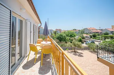 Balkon ili terasa u objektu Apartments Klavdija