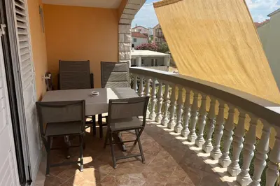 Balkon ili terasa u objektu Apartments for families with children Vodice - 24913