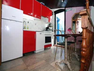 Kuhinja ili čajna kuhinja u objektu Holiday House Serov