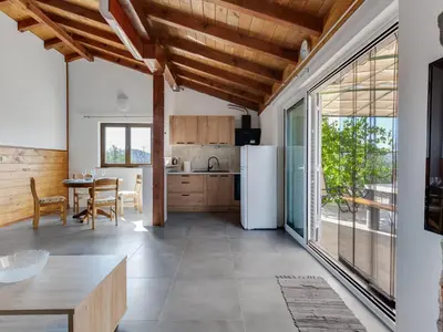 Kuhinja ili čajna kuhinja u objektu Holiday Home Agis by Interhome
