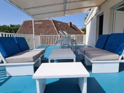 Balkon ili terasa u objektu Apartments Mateo - One Bedroom Apartment - Blue
