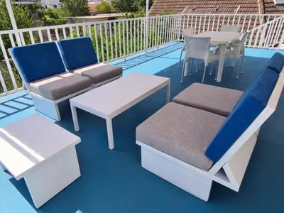 Balkon ili terasa u objektu Apartments Mateo - One Bedroom Apartment - Blue