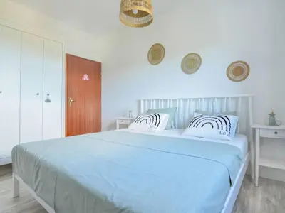 Krevet ili kreveti u jedinici u objektu Apartment Villa Troskot - Villa with pool