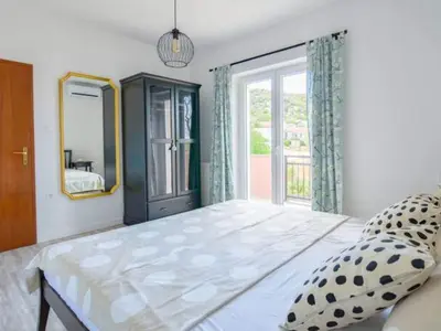 Krevet ili kreveti u jedinici u objektu Apartment Villa Troskot - Villa with pool