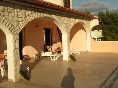 Balkon ili terasa u objektu Apartment with Terrace and Sea View Brodarica - Two Bedroom Apartment with Sea View