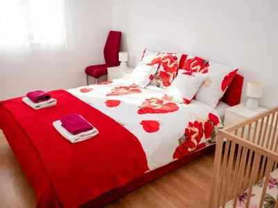 Krevet ili kreveti u jedinici u objektu One Bedroom Apartment With Terrace A1