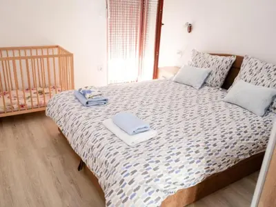 Krevet ili kreveti u jedinici u objektu One Bedroom Apartment With Terrace A1