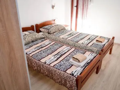 Krevet ili kreveti u jedinici u objektu One Bedroom Apartment With Terrace A1