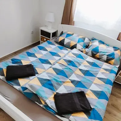 Krevet ili kreveti u jedinici u objektu Apartmány Tisno Marina