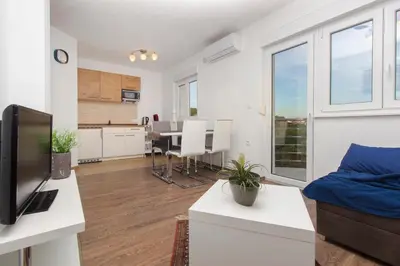 Kuhinja ili čajna kuhinja u objektu Apartments Gornje Starine