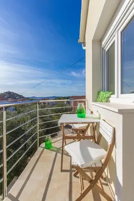 Balkon ili terasa u objektu Apartments Gornje Starine