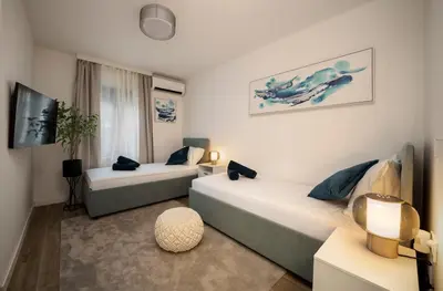 Krevet ili kreveti u jedinici u objektu Villa L'aron