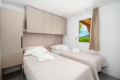 Krevet ili kreveti u jedinici u objektu Mobile Home KAPO