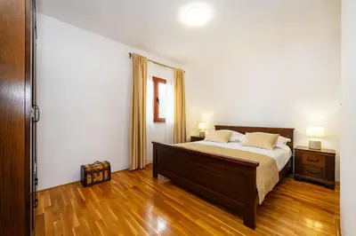Krevet ili kreveti u jedinici u objektu My Dalmatia - Villa Marijana with private pool
