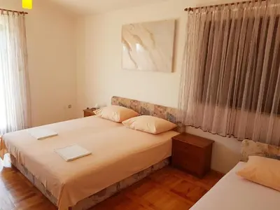Krevet ili kreveti u jedinici u objektu Apartments with parking space Vodice - 24938