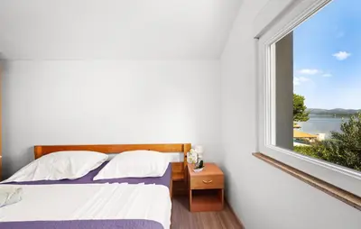 Krevet ili kreveti u jedinici u objektu 1 Bedroom Stunning Apartment In Betina