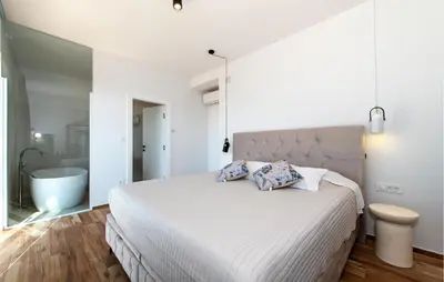 Krevet ili kreveti u jedinici u objektu Nice Home In Brodarica