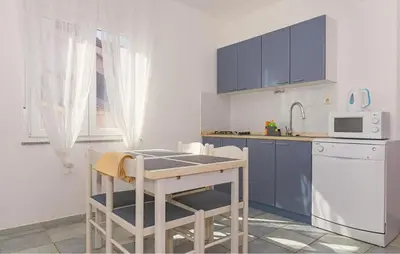 Kuhinja ili čajna kuhinja u objektu Amazing Apartment In Pirovac With Wifi