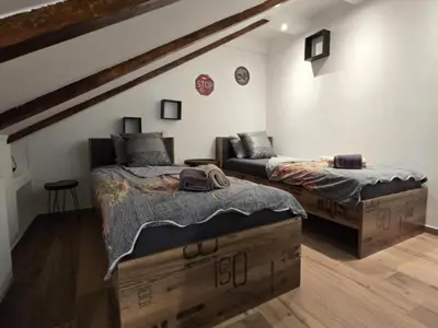 Krevet ili kreveti u jedinici u objektu Apartment Angir Martina with sea view