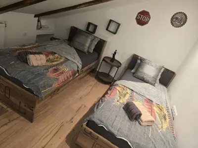 Krevet ili kreveti u jedinici u objektu Apartment Angir Martina with sea view