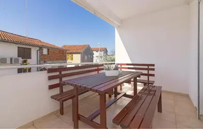 Balkon ili terasa u objektu 1 Bedroom Nice Apartment In Pirovac
