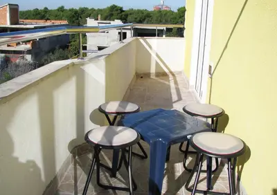 Balkon ili terasa u objektu Apartments with swimming pool Sibenik - 4166