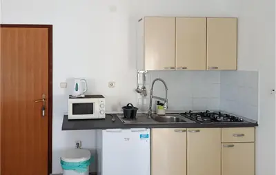 Kuhinja ili čajna kuhinja u objektu Nice Apartment In Pirovac With Wifi - Csv384