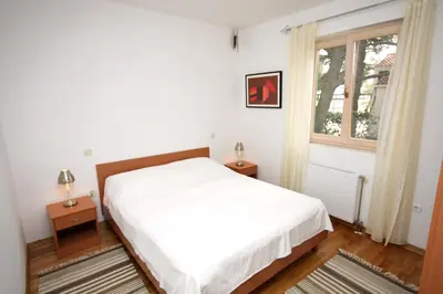Krevet ili kreveti u jedinici u objektu Apartments by the sea Razanj, Rogoznica - 4265