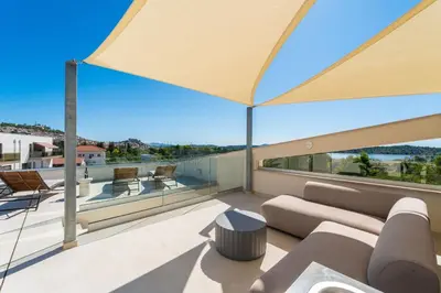 Balkon ili terasa u objektu Villa Axia Šibenik
