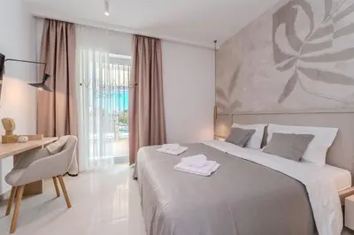 Krevet ili kreveti u jedinici u objektu Villa Axia Šibenik