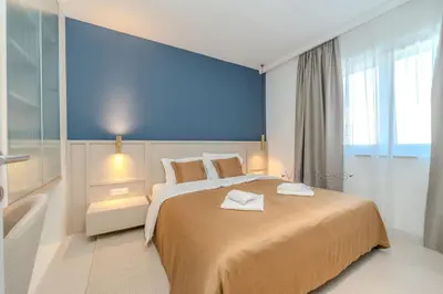 Krevet ili kreveti u jedinici u objektu Villa Nexia Šibenik