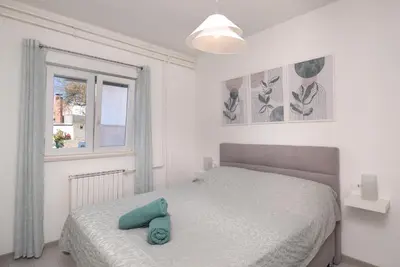 Krevet ili kreveti u jedinici u objektu Villa LuNi with private heated pool