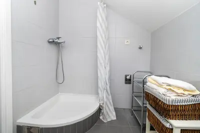 Krevet ili kreveti u jedinici u objektu Apartment Lena city center near beach