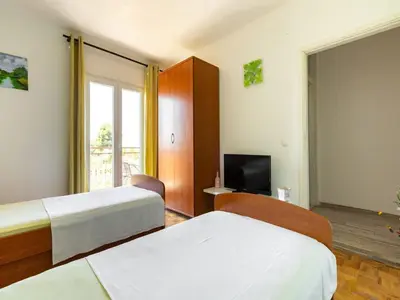 Krevet ili kreveti u jedinici u objektu Apartment in Rogoznica near Sea Beach