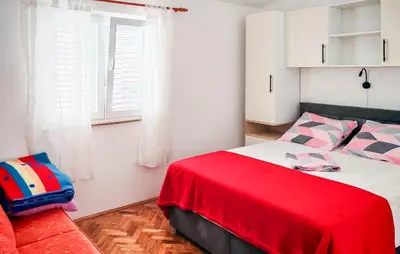 Krevet ili kreveti u jedinici u objektu Nice Apartment In Vodice With Wifi