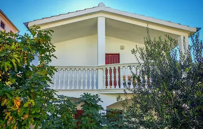 Balkon ili terasa u objektu Pet Friendly Apartment In Vodice With Wifi