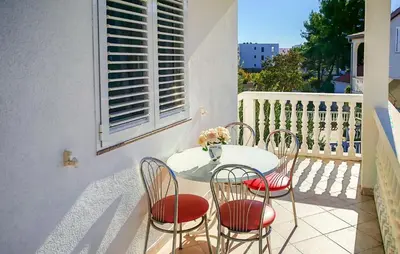 Balkon ili terasa u objektu Amazing Apartment In Vodice With Wifi