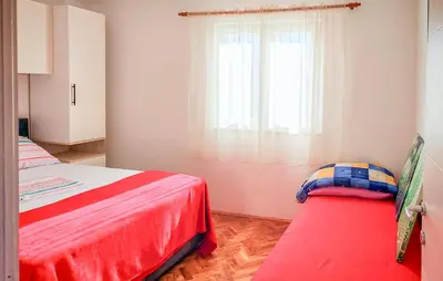 Krevet ili kreveti u jedinici u objektu Amazing Apartment In Vodice With Wifi