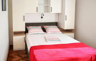 Krevet ili kreveti u jedinici u objektu Amazing Apartment In Vodice With Wifi