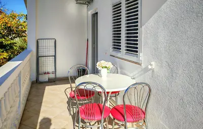 Balkon ili terasa u objektu Amazing Apartment In Vodice With Wifi