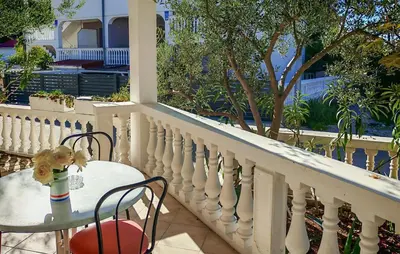 Balkon ili terasa u objektu 1 Bedroom Amazing Apartment In Vodice
