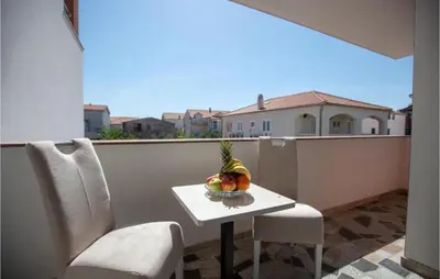 Balkon ili terasa u objektu 1 Bedroom Stunning Apartment In Vodice