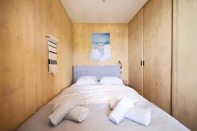 Krevet ili kreveti u jedinici u objektu Jazine BeachVilla5