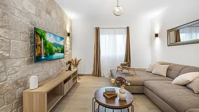 TV i/ili zabavni centar u objektu Holiday house Hedonica by Villas Guide