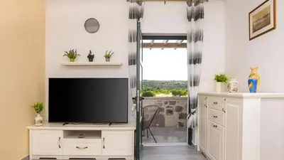 TV i/ili zabavni centar u objektu Holiday home Rozara by Villas Guide